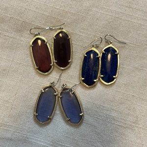 Kendra Scott Earrings 3 pairs